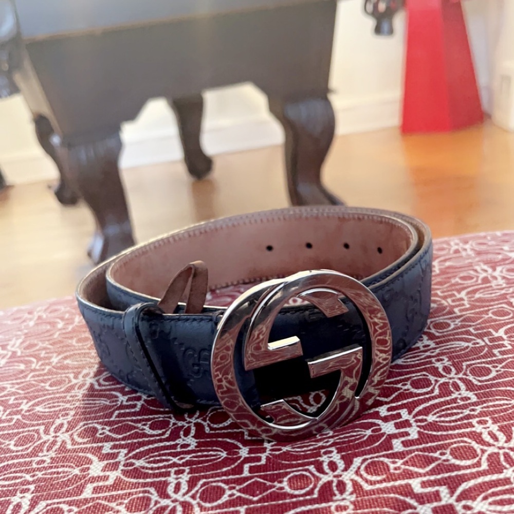 Gucci Grey Belt/ Waist Size 30-31 (Maybe 32)